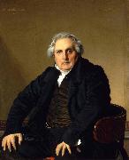 Jean Auguste Dominique Ingres Portrait of Monsieur Bertin oil on canvas